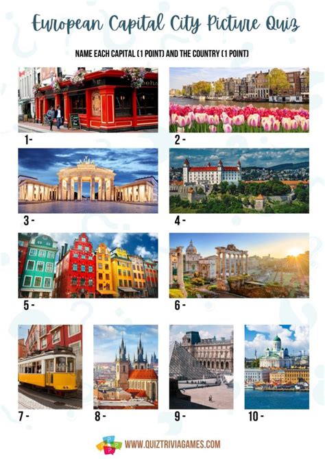 capital city quiz europe|THE QUIZ .